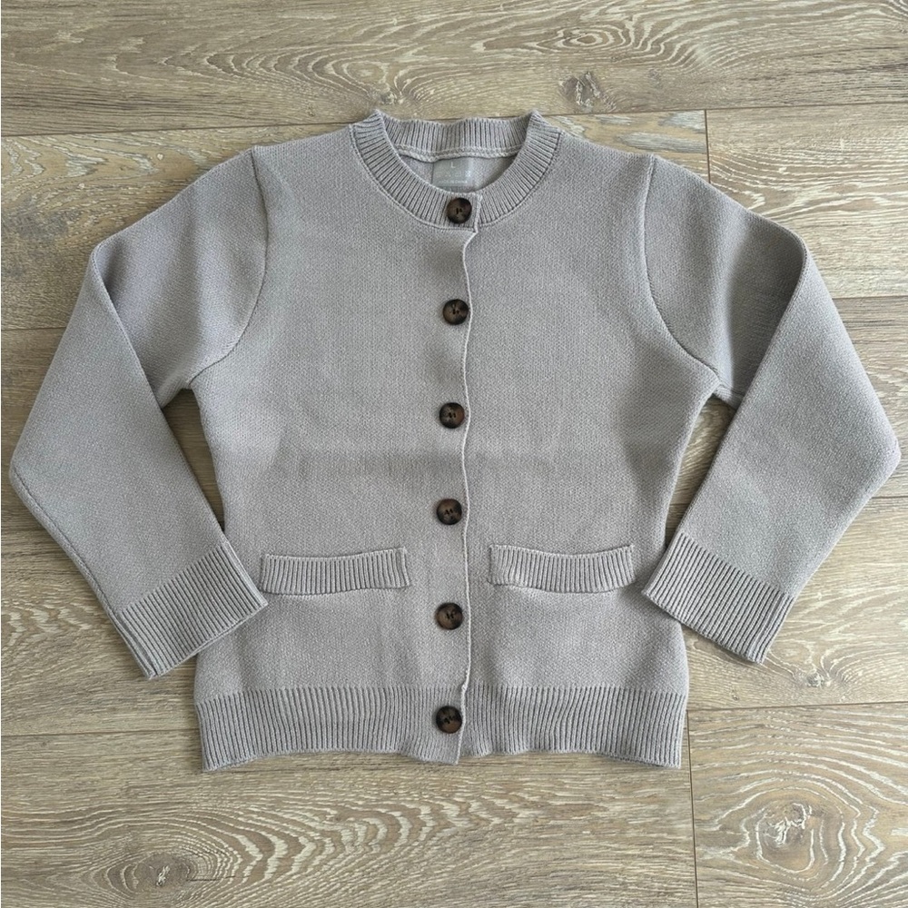 Jenni kayne / khaite style cardigan. Size L / fits 4-6